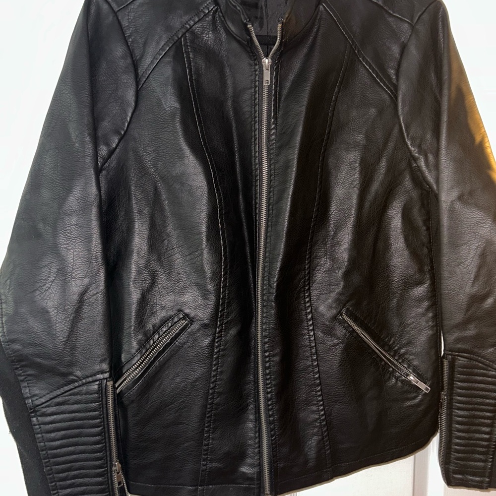 Torrid Black Leather Jacket
